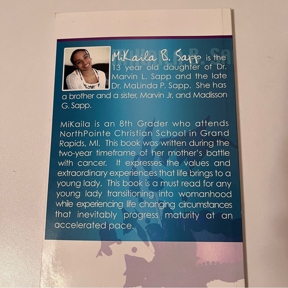 The Girl Behind the Mask Signed Copy by Mikaila B. Sapp - Picture 2 of 5